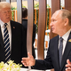 In this photo provided by the German Government Press Office (BPA), Donald Trump, President of the USA (C) meets Vladimir Putin, President of Russia during the G20 Summit on July 7, 2017 in Hamburg, Germany.